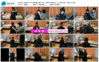玩奴原创 月月后手缚强制下跪口环口水，鼻钩口环丝袜套...
